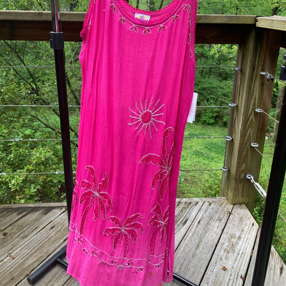 Bright Beach Dress/Cover Up